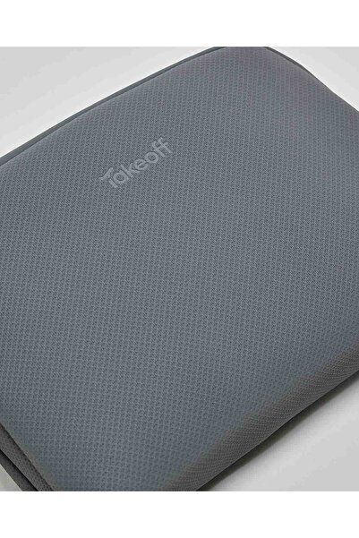 R&B Grey Women's Textured Toiletry Pouch