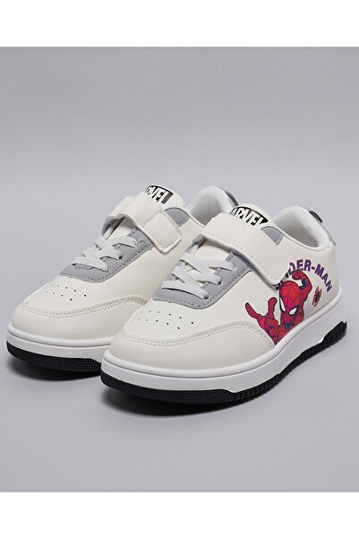 R&B Spider-Man Print Velcro Sneakers