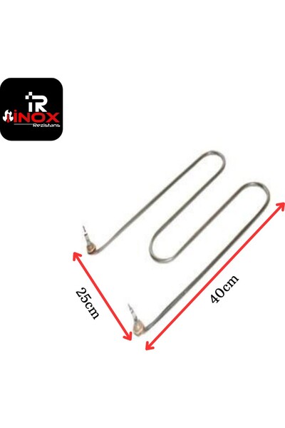 inox rezistans Benmari Rezistansı M Tipi 40 Cm Kıvrık 220 Volt 2000 Watt Adet