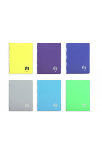 daço Notebook A5, Lined Format, 96 Sheets, Multicolor, Cover Plastic, Spiral, Weight 70 g/m², 12 pcs/set