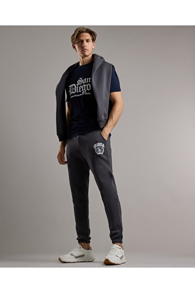 R&B Printed Joggers with Drawstring Waist
