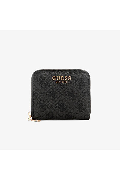 Guess Laurel Phone Cro Laurel Small Zip Around Kadın Antrasit Cüzdan