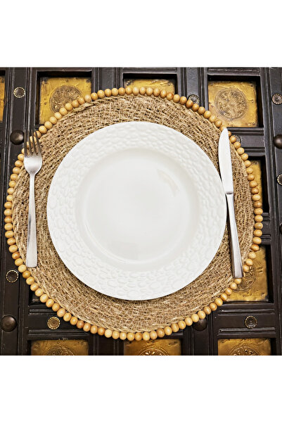 Geni Boncuklu Amerikan Servis Hasır Amerikan Servis 1 Adet