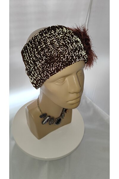 drt tasarım رباط شعر مزين بزهور متوهجة مع عاكسات ضوئية