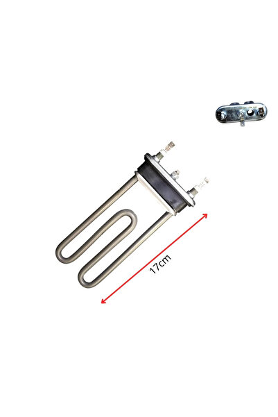 inox rezistans Hotpoint Ariston Indesıt Çamaşır Makinesi Rezistansı Delikli 1...