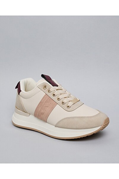 R&B Wine Women's Color Block Sneakers