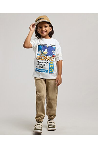 R&B بنطال رياضي سادة مع خصر برباط