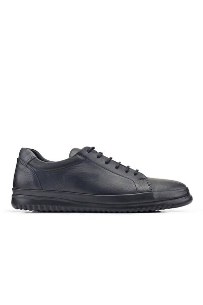 Nevzat Onay Siyah Bağcıklı Sneaker Erkek Ayakkabı