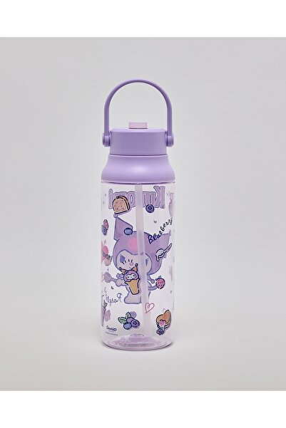 R&B Kuromi Print Sipper Water Bottle - 780ml