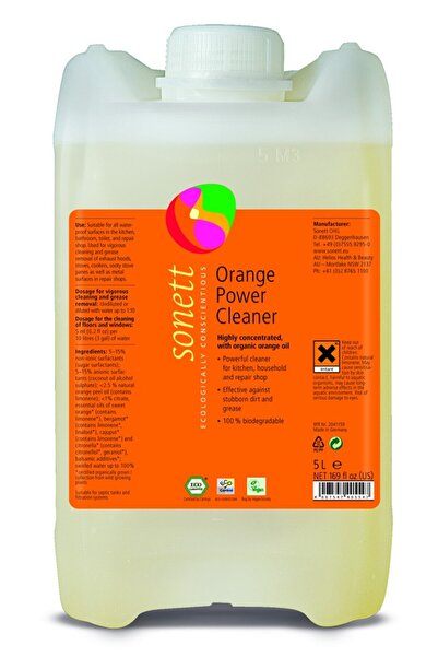 JollyMag CONCENTRATED UNIVERSAL DETERGENT WITH ORANGE OIL 5L Sonett