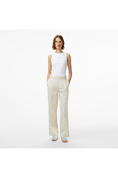 Calvin Klein Emblem Jacquard Kadın Haki Eşofman Altı