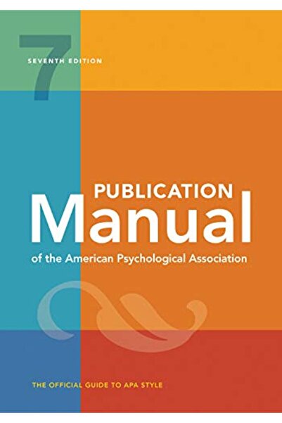 John Wiley Publication Manual Of The American Psychological Association