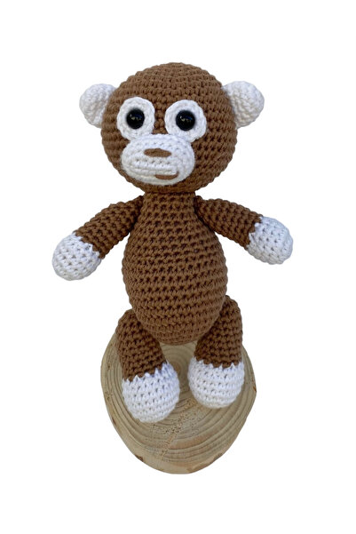 Organik Uyku Arkadaşı - Amigurumi Organik Oyuncak - Maymun