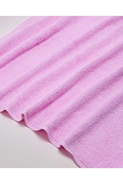 R&B Pink Unisex Textured Bath Towel