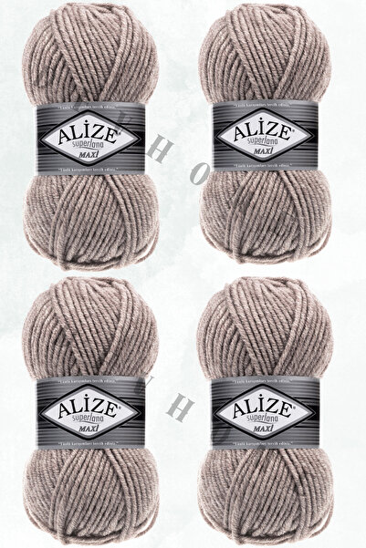 devhome Alize Superlana Maxi 100g Lână groasă pentru tricotat manual – Ideal pentru tricoturi de iarnă 100m 4 bucăți