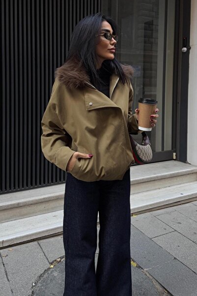 Lijuri Парка з хутряним коміром Bomber Jacket 6136