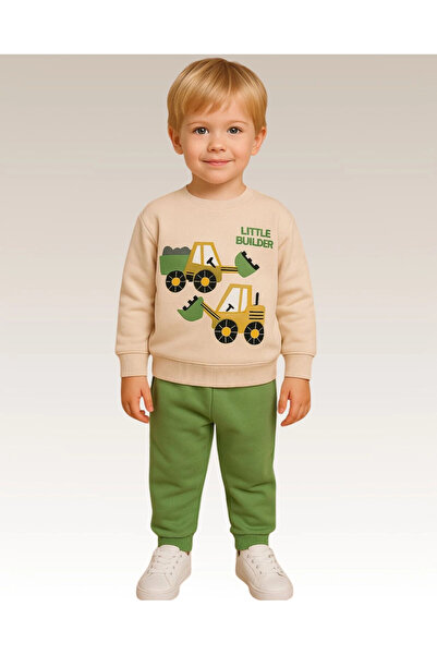 My Hanne Little Builder Printed Baby Boy Set 20107