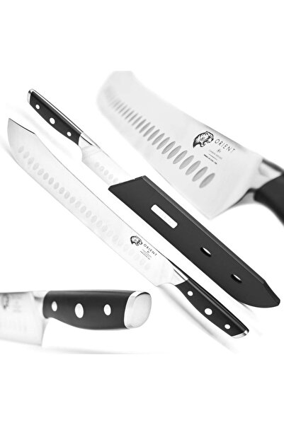 Orient Professional butcher knife, Orient, Carbon Series X50 Ultra+, German stainless steel, 30 cm, black