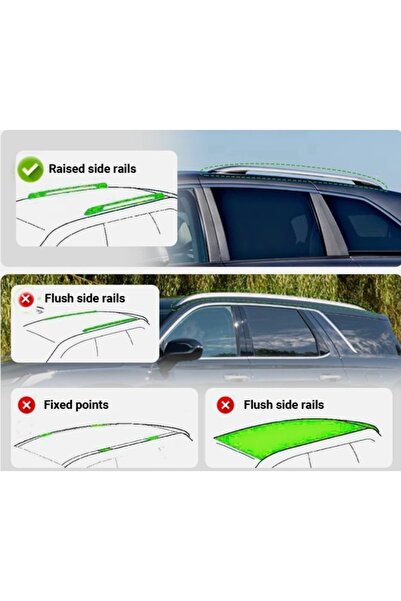 Lumi LUXURY Universal aluminum crossbar set 120cm for cars with spaced bars