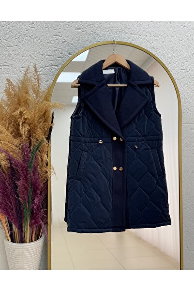 BENAHOLL Vestă gonflabilă cu model Esila Baklava cu strângere în talie-EN2192...