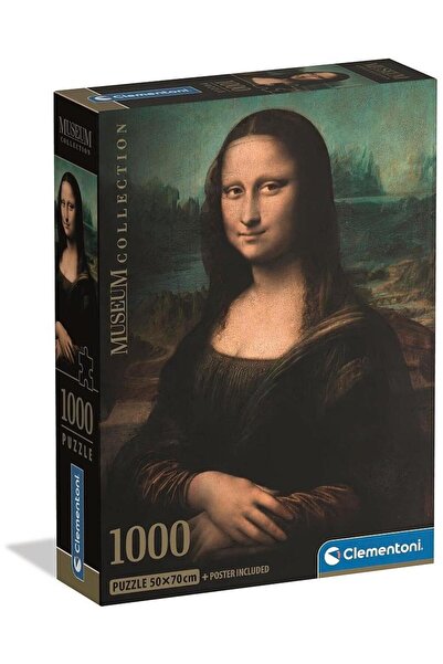 CLEMENTONI Art Puzzle: Mona Lisa 1000 pieces Compa