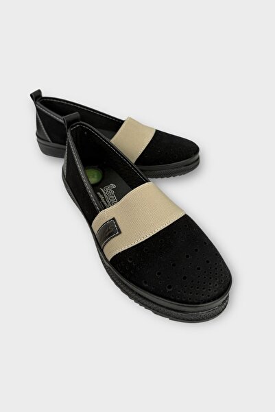 Liger Women's Orthopedic Rubber Detail Comfort Casual Shoes Gray