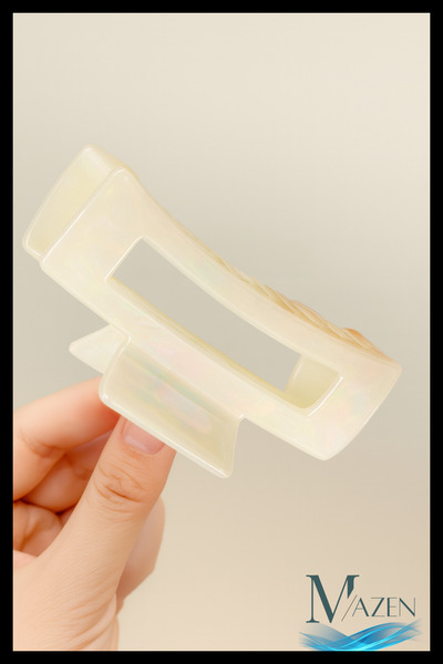 MAZEN Cataramă din acril de culoare osie |   8 cm |   Aspect strălucitor |   ...