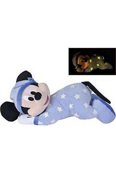 Simba Glow-in-the-dark plush toy Mickey Mouse, 30 cm