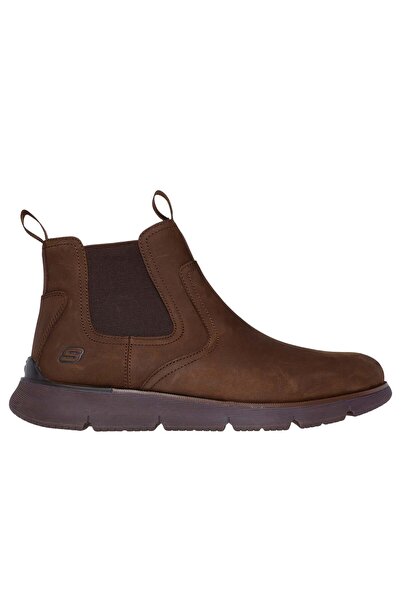 SKECHERS Pantofi sport bărbătești, AUGUSTINO-PAULO 205227-CHOC maro, piele 43