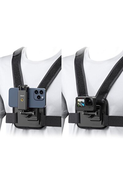 ulanzi حزام تثبيت على الصدر من أولانزي CM028 (قابل للتعديل، رأسي/أفقي) لكامير...