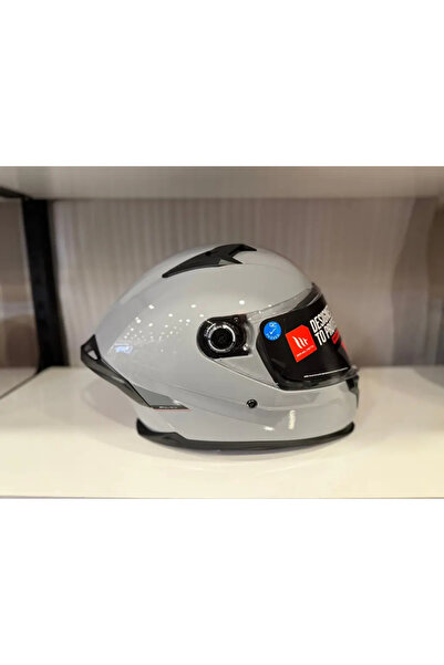 MT Helmets KASK MT BRAKER SV SOLİD A12 PARLAK NARDO GRİ