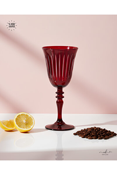 AKDEN STORE Kristal Dekor El İşçiliği Uzun Kadeh, Bardak