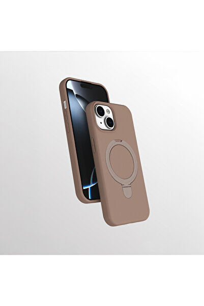 Nezih Case Apple iPhone 13 /14 Uyumlu Magsafe Sarj Özellikli Standlı İnce Kapak