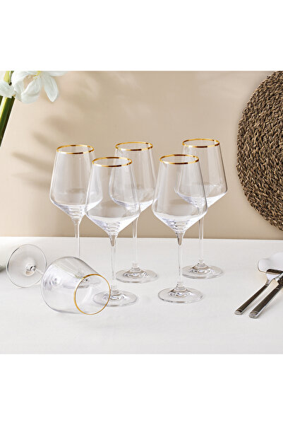 Sandro Moreno Dolce Vita 6'lı Kadeh Gold 390 cc