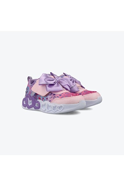 SKECHERS Glitter Heart Lights - Bowie Cutie Kids Sneaker