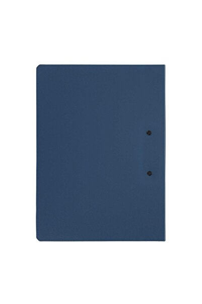 Strigo A4 vertical clipboard with side metal clip, pen holder, navy blue SF060