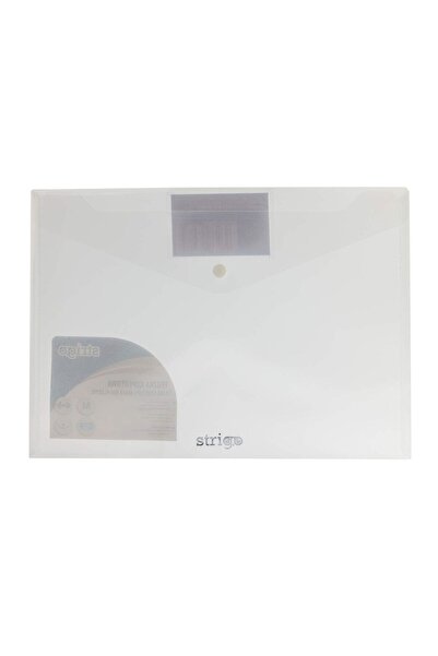 Strigo A4 envelope folder with staples, transparent SF002
