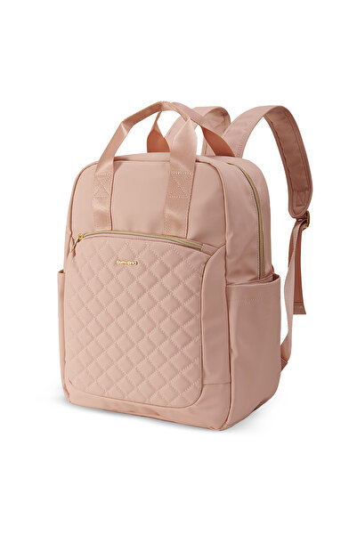 Sunveno حقيبة ظهر للحفاضات من جويل مع أحزمة عربة الأطفال - ذهبي وردي