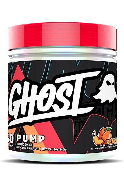 Ghost Pump Nitric Oxide Powder - 40 Servings (Peach)