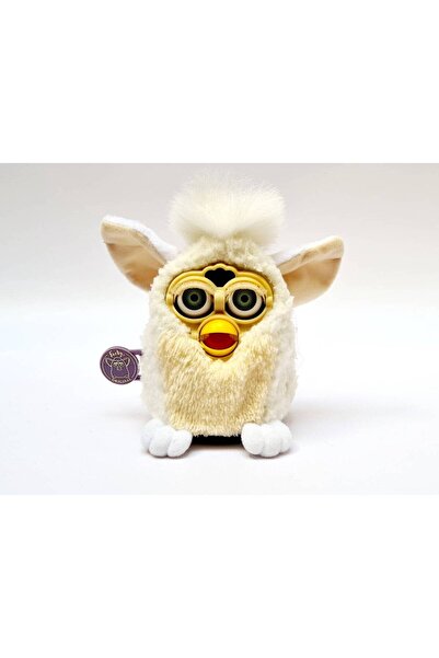 Furby لعبة إلكترونية محشوة على شكل خروف، موديل 70-800، عيون خضراء، إصدار إسبا...