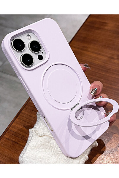 Nezih Case Apple iPhone 16 Pro Max Uyumlu Magsafe Sarj Özellikli Standlı İnce...