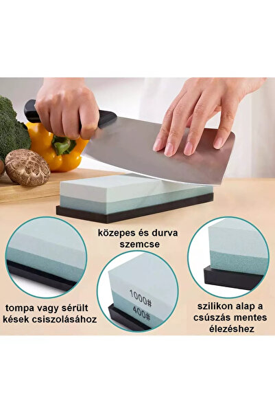Perfect Home Knife Sharpening Block 400+1000