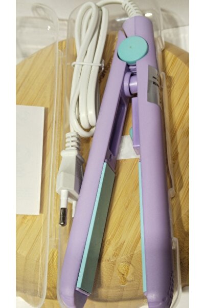 Monalisa Home 17 cm Length Purple Color Travel Size Hair Straightener