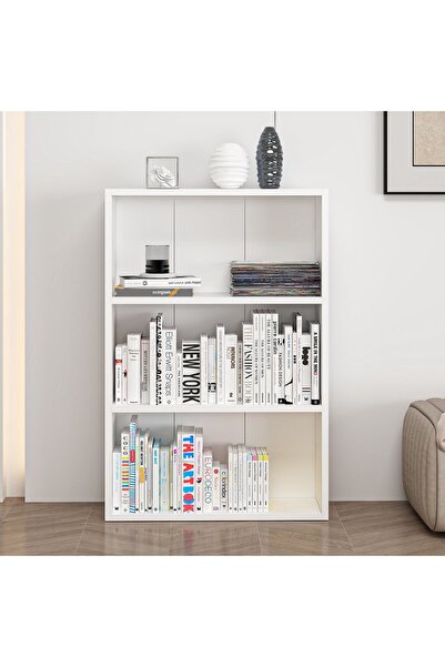homeizi Adel 2 Raflı Kitaplık - Beyaz