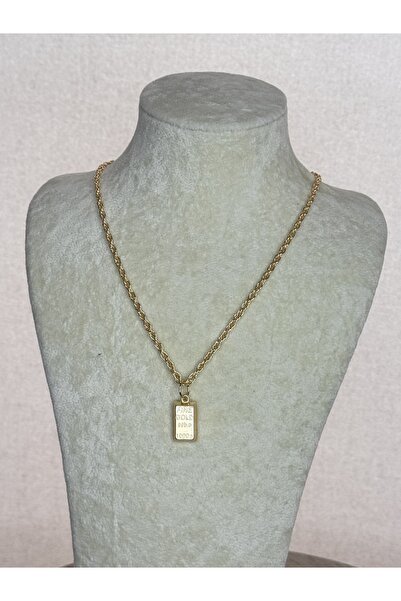MOD10 Helen Jewelry A kalite külçe altın kolye kalın zincir