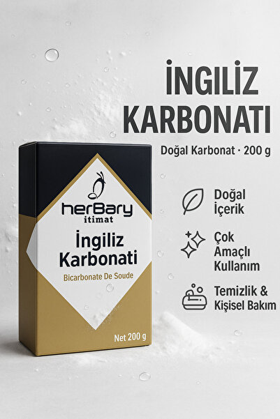 Herbary İtimat İçilebilir İngiliz Karbonatı 200 Gr – Doğal Bicarbonate de Sod...
