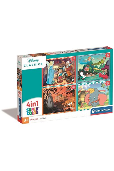 CLEMENTONI Disney Classics 4 in 1 Puzzle
