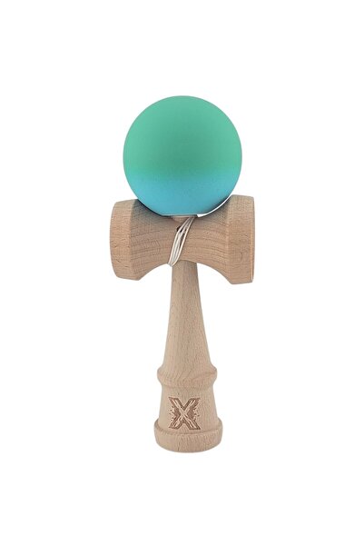 LEIBOO Professional Kendama X, Wood, 18 cm, Dexterity Game for Kids & Adults, Gradient Sky Blue