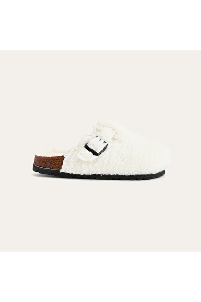Mudo Plush House Slippers with Buckle