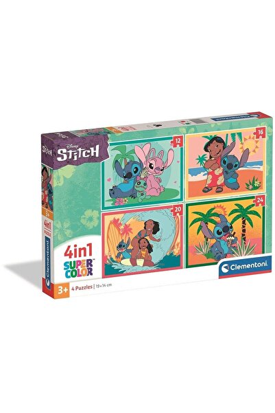 CLEMENTONI Disney Lilo and Stitch 4 in 1 puzzle